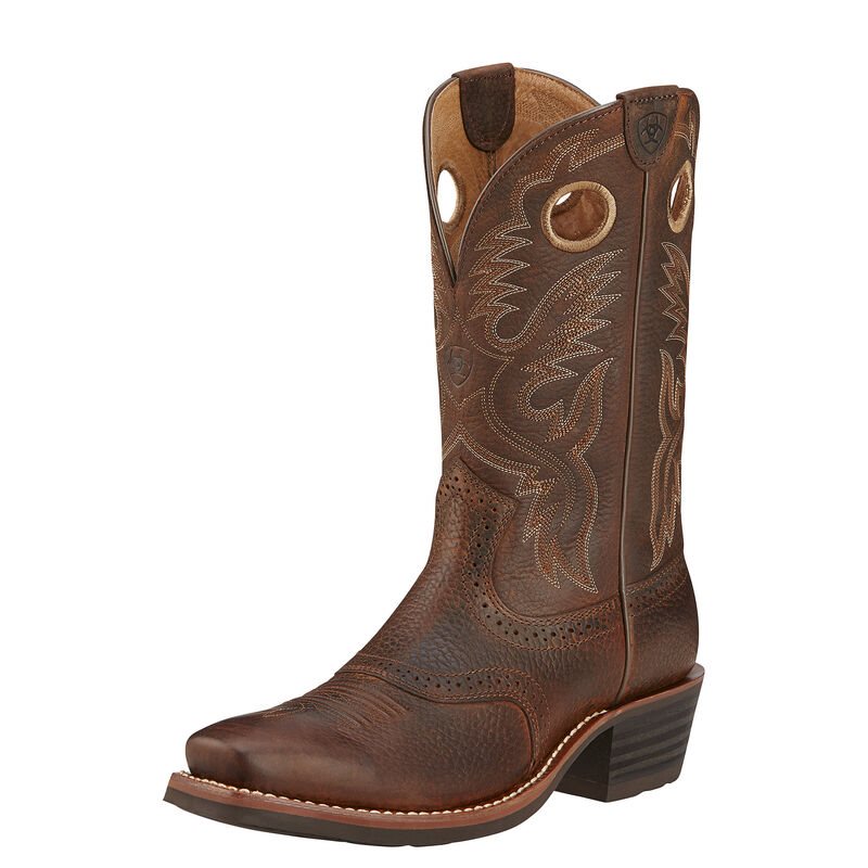 Ariat Heritage Roughstock - Western Laarzen Bruin Heren - 29879-316